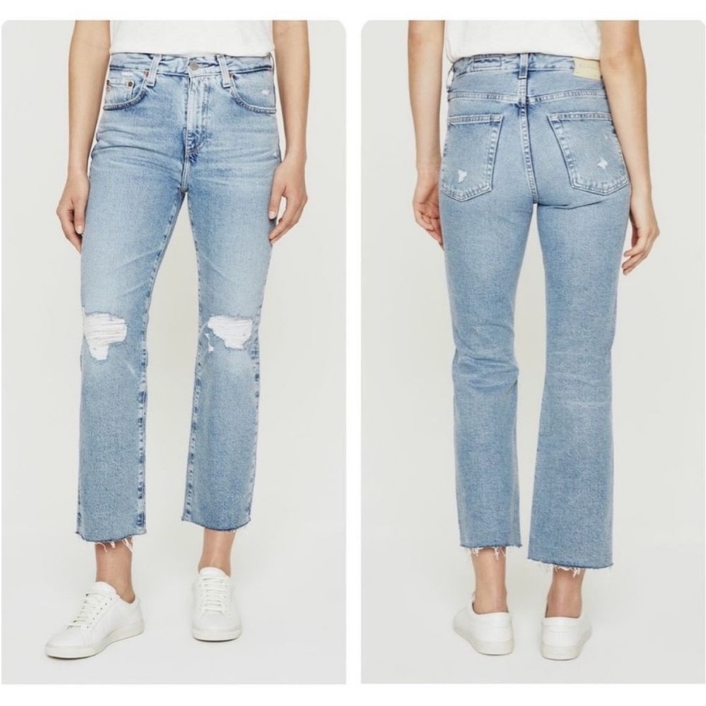 AG Kinley High Rise Pop Crop Sz 27